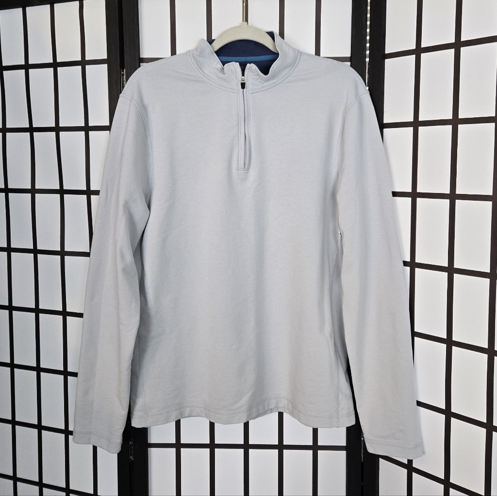 J. Crew Gray Like Performance Top - image 1